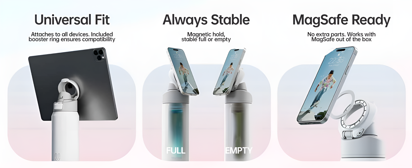 FEIJIAN Phone Holder Water Bottle