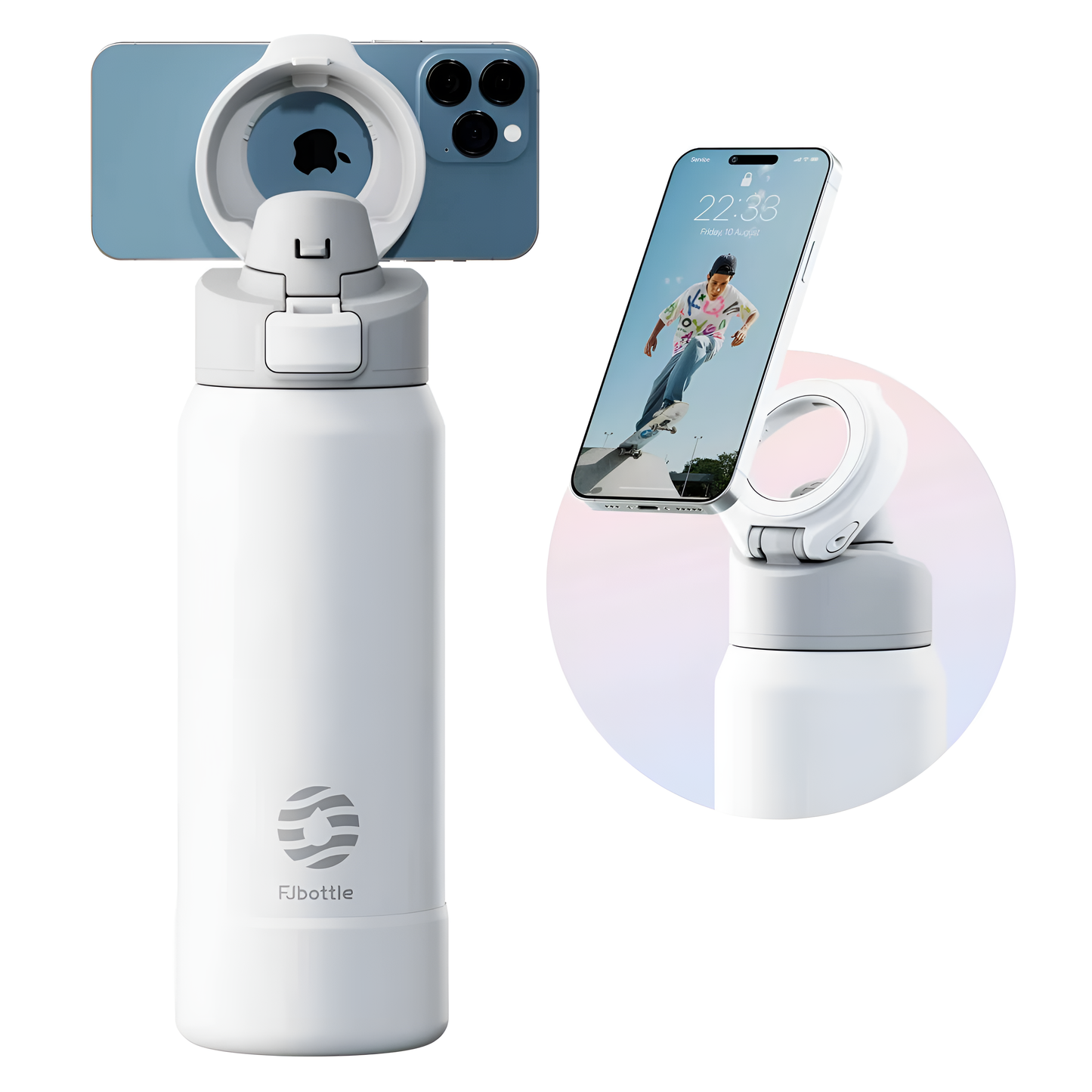 FEIJIAN Phone Holder Water Bottle